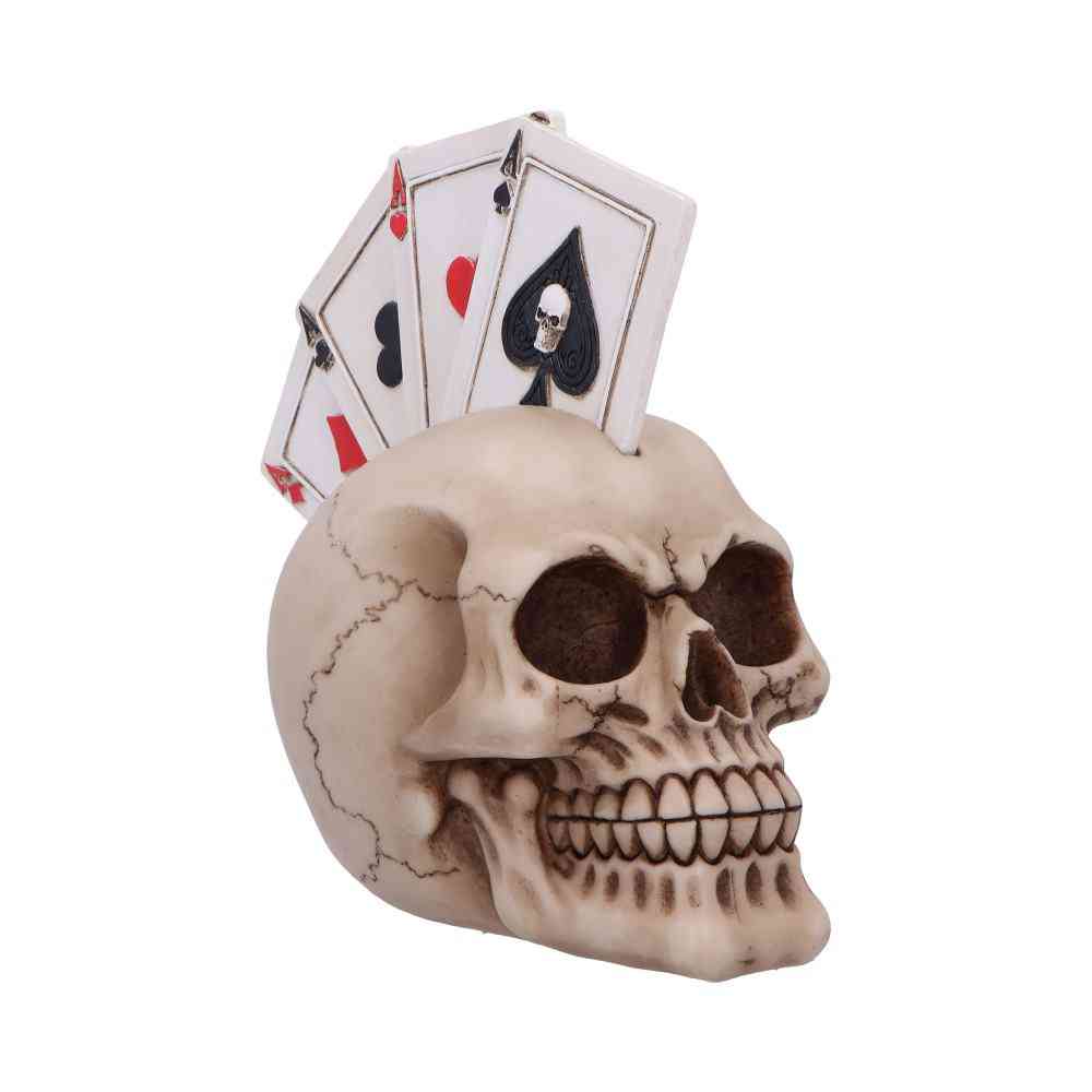 Nemesis Now - Four of a Kind 19cm Beeld/figuur - Schedel - Multicolours